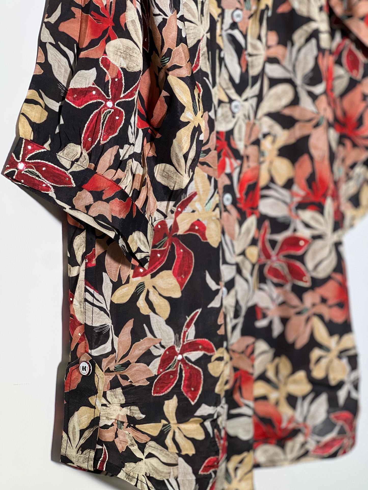 Viscose Cotton shirt with Embroidery