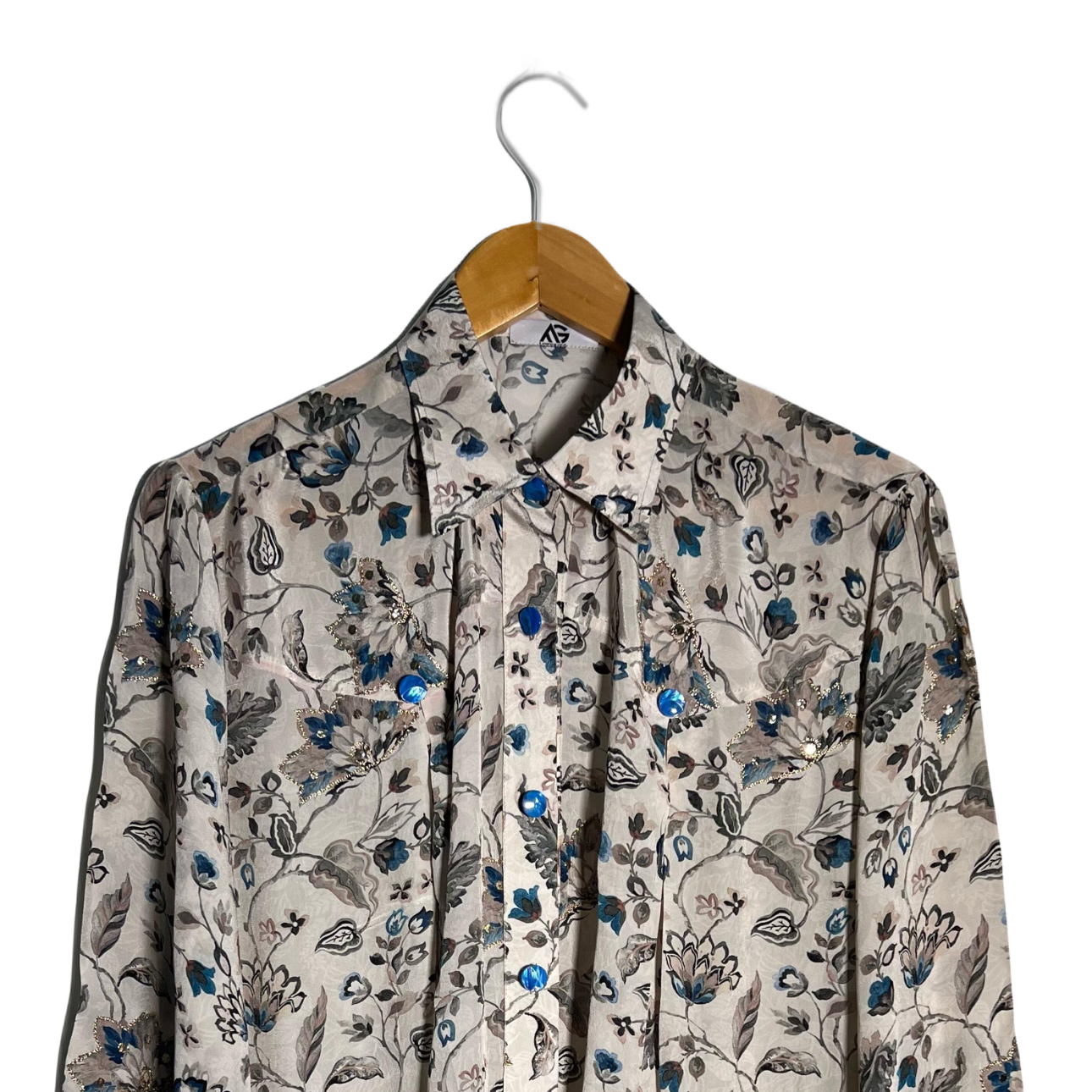 Viscose shirt with Crepe Silk trousers