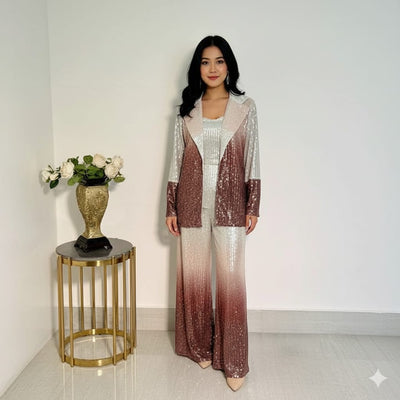 Glittering Sequin Jacket & Trouser