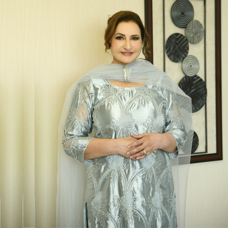 Saba Faisal Signature Embroidered Ensemble Stitched 3 Pcs