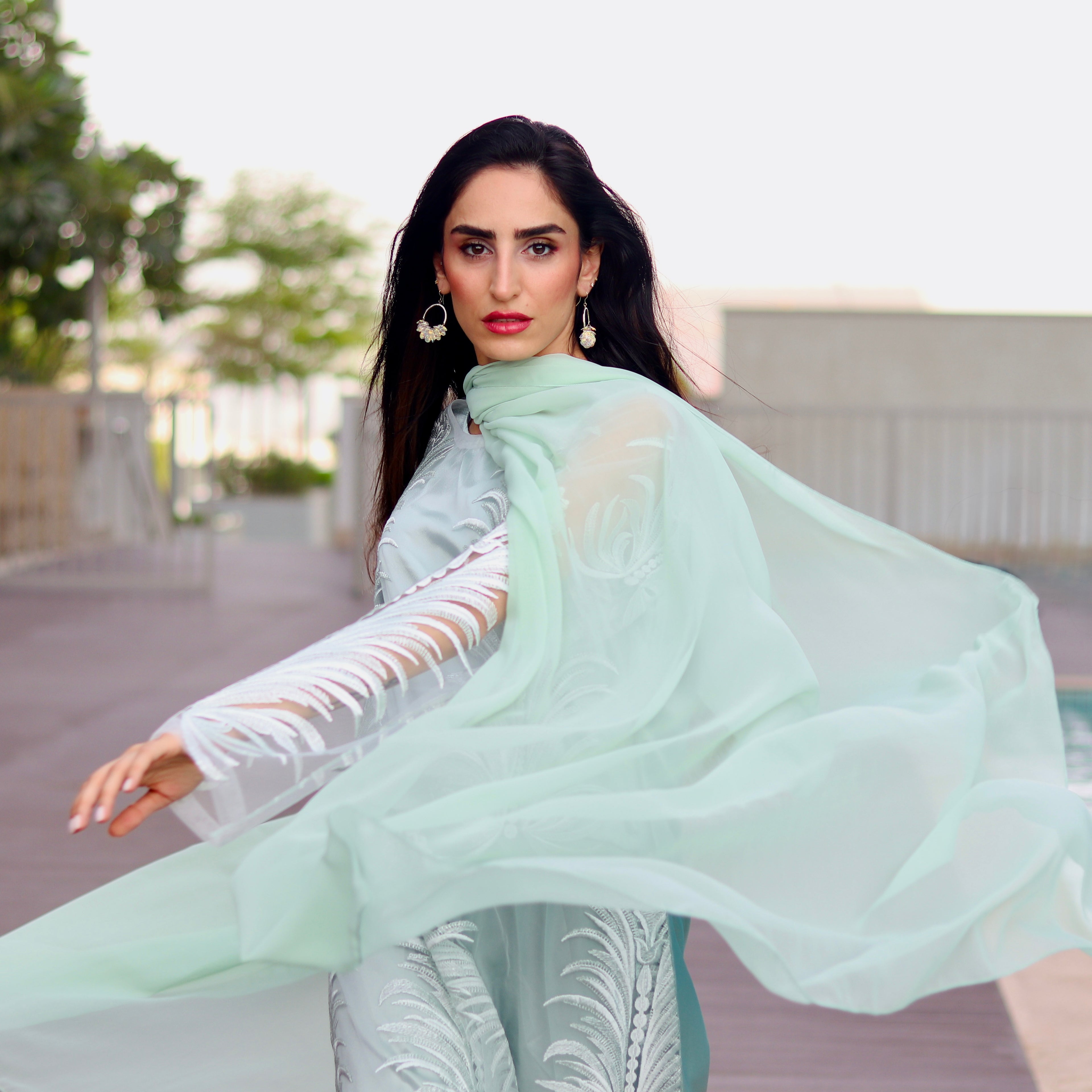 Classic Kurta Style Set Stitched 3 Pcs Set