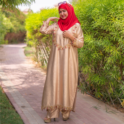 Foil zari 2 piece set
