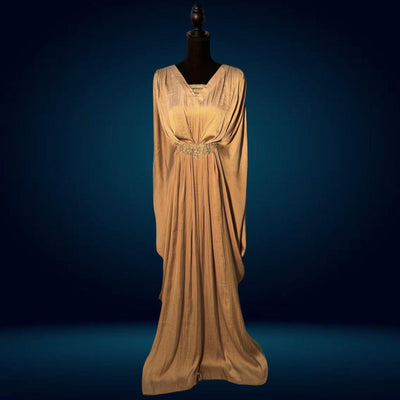 Luxury Traditional kaftan with Motif and pearls lace