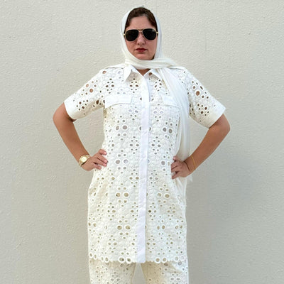 Chiken kari trousers and shirt