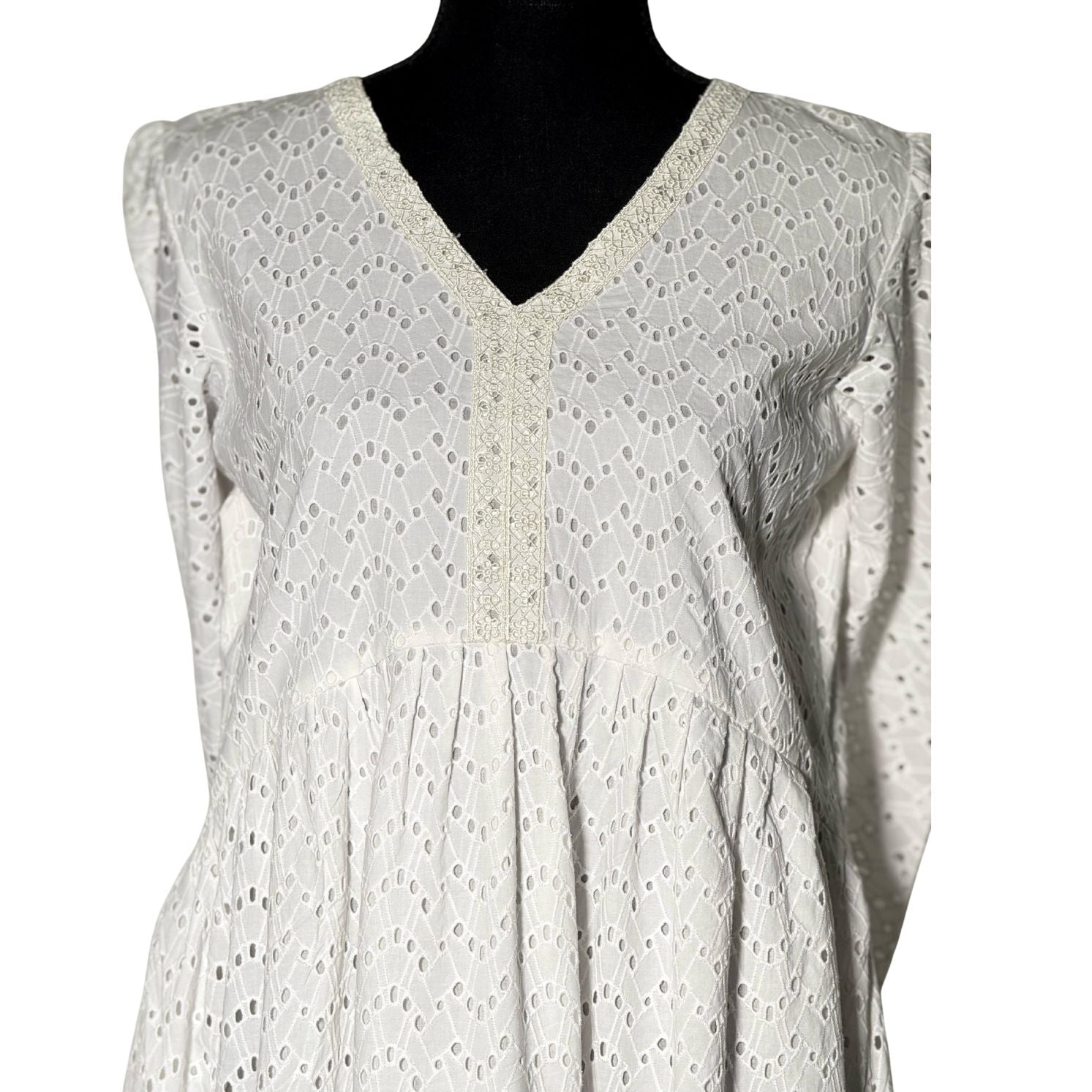 Chikankari Frock Stitched 1 Pc