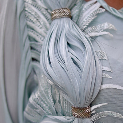 Light Sea Green Power Trio: Maxi, Cape & Dupatta