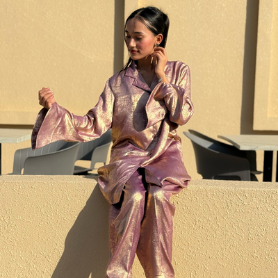 Foil zari Shirt and Top