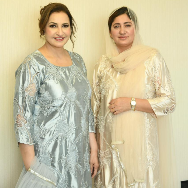 Golden Long kurta style Stitched 3 Pcs