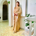 Najma Gold Kaftan Stitched