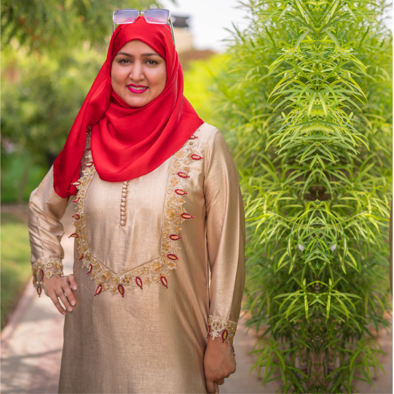 Foil Zari Embroidered Stitched 2 Pcs Set