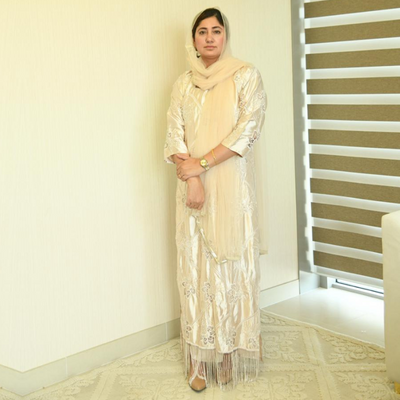 Golden Cutdana outfit (3 piece set)