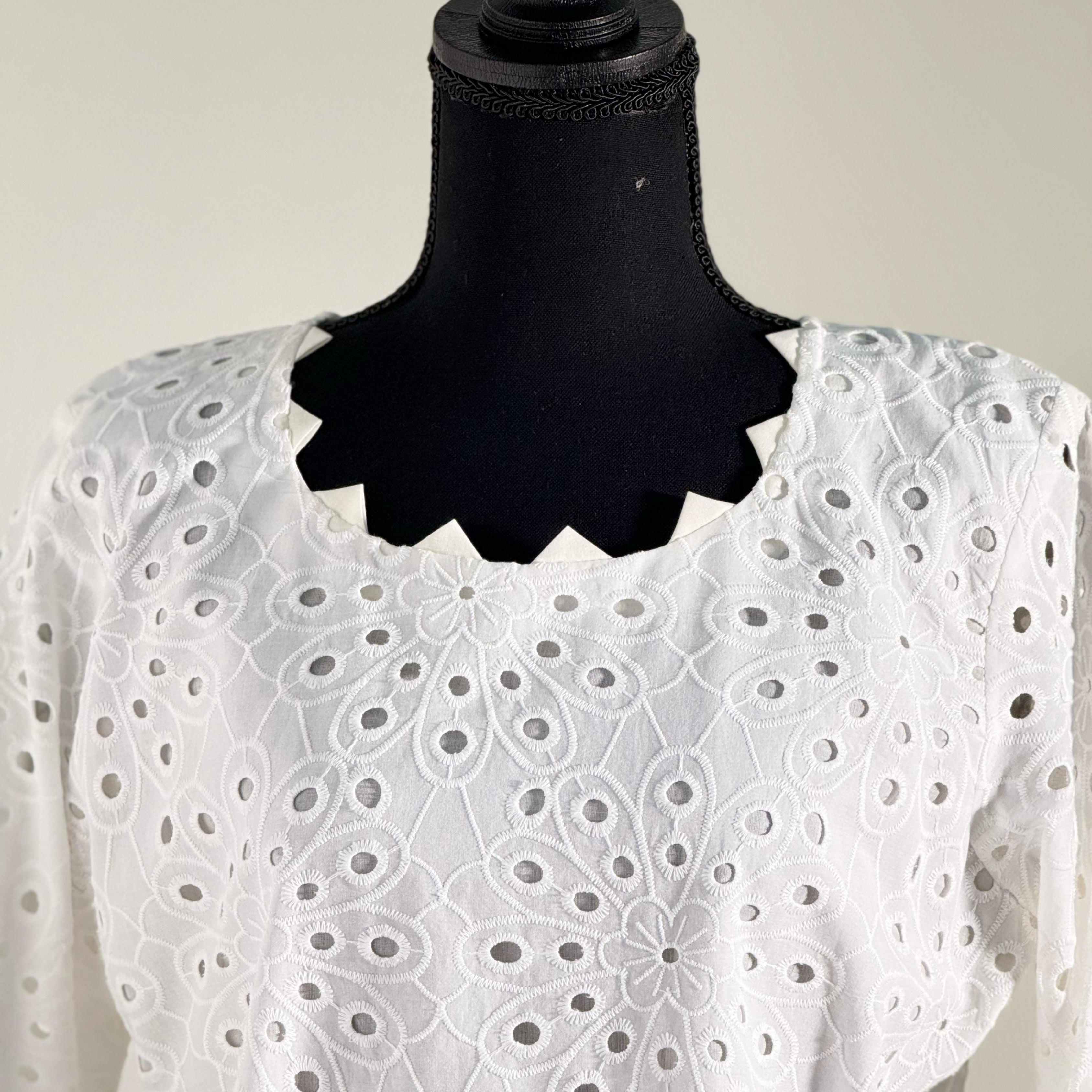 Chikankari Cotton Top Stitched 1 Pc