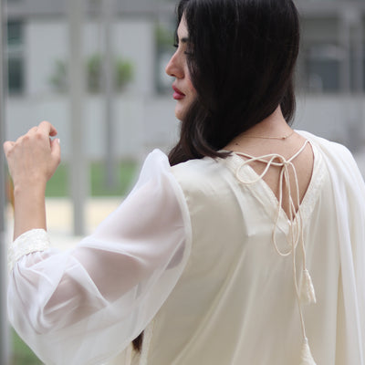 Classic Chikankari Embroidered Lawn Stitched 3 Pcs