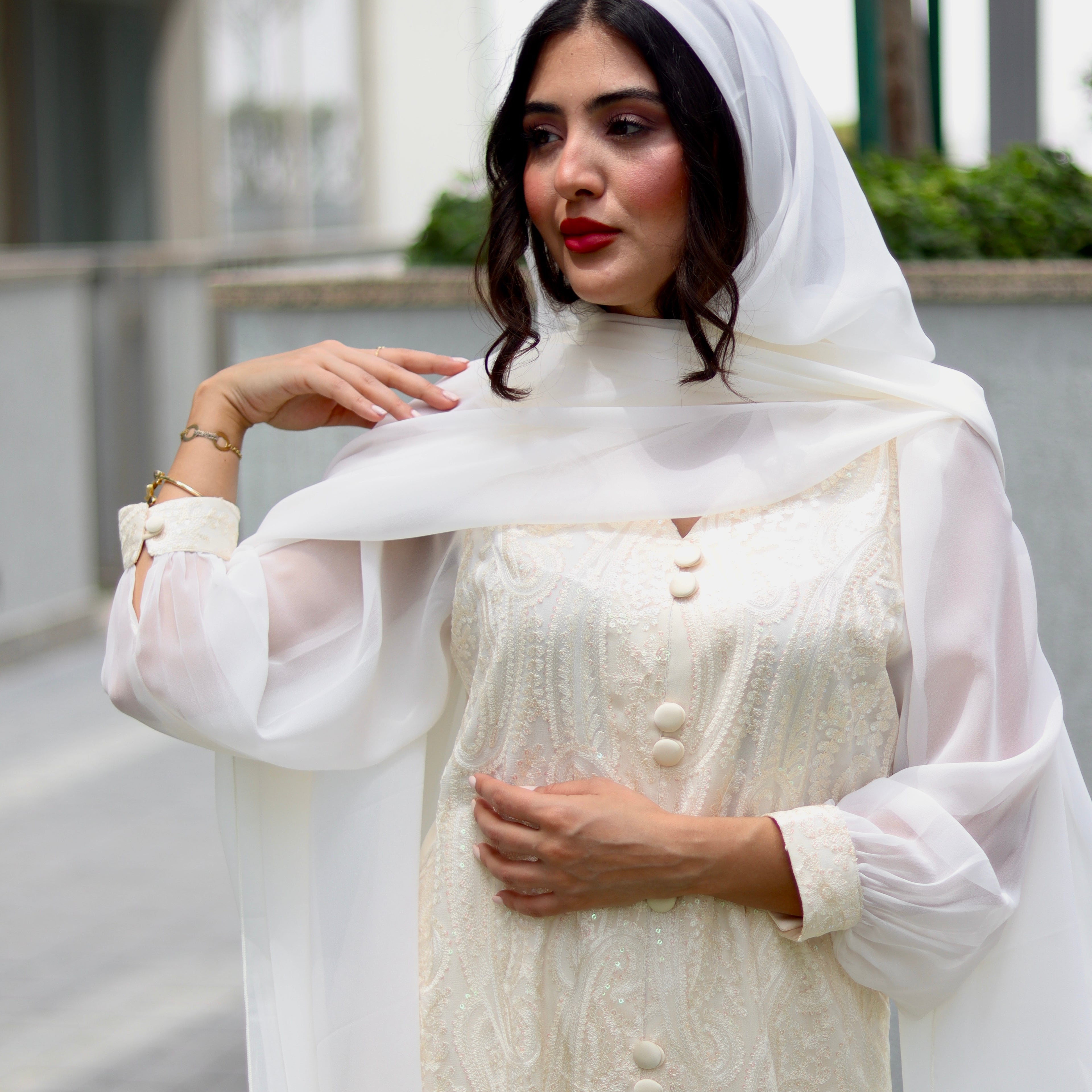 Classic Chikankari Stitched 3 Pcs