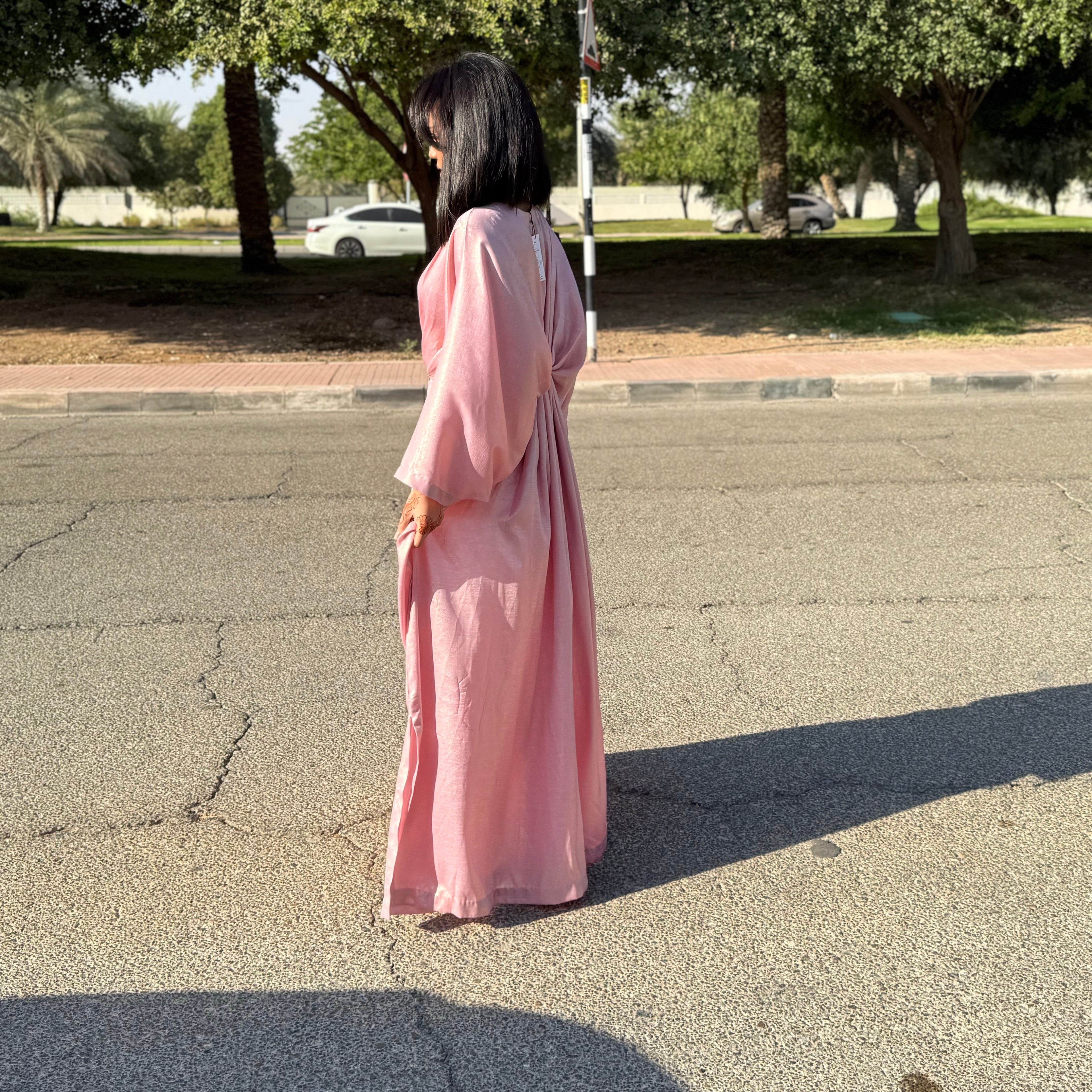 Rose Amira Kaftan Luxury Ensemble Stitched 1 Pc