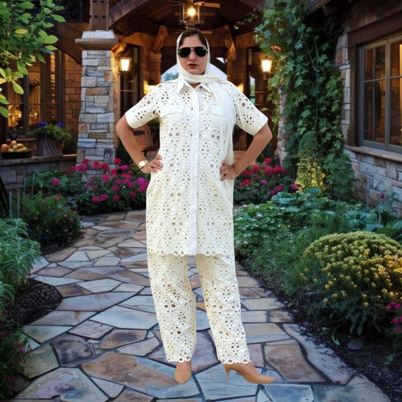 Chiken kari trousers and shirt