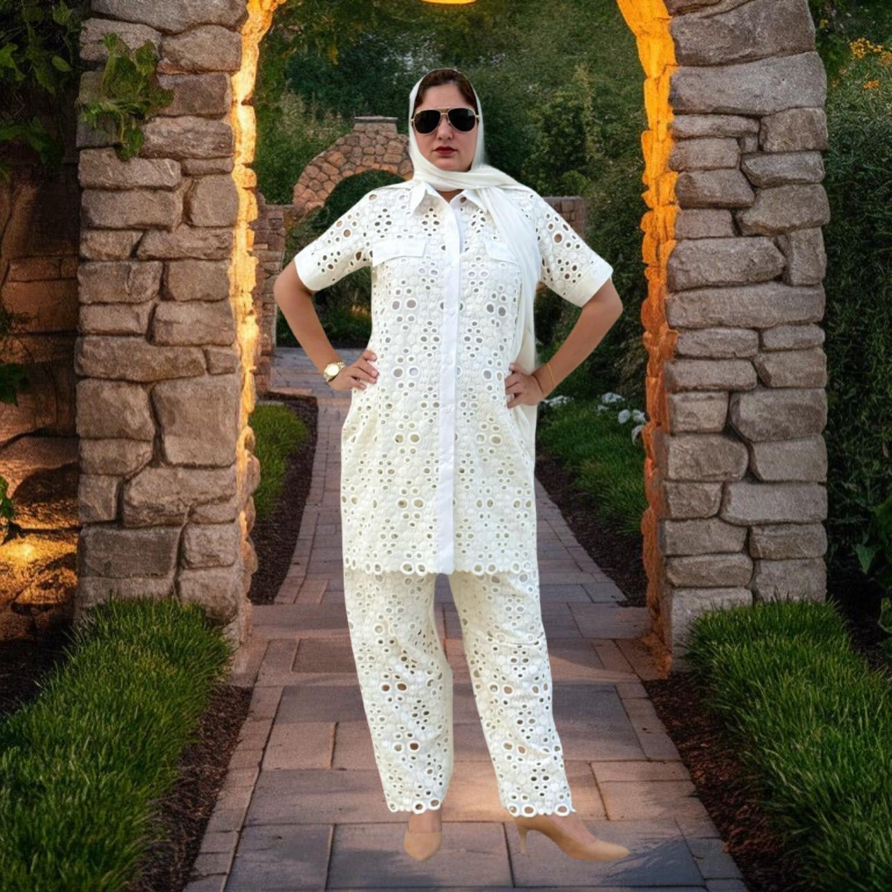 Chiken kari trousers and shirt