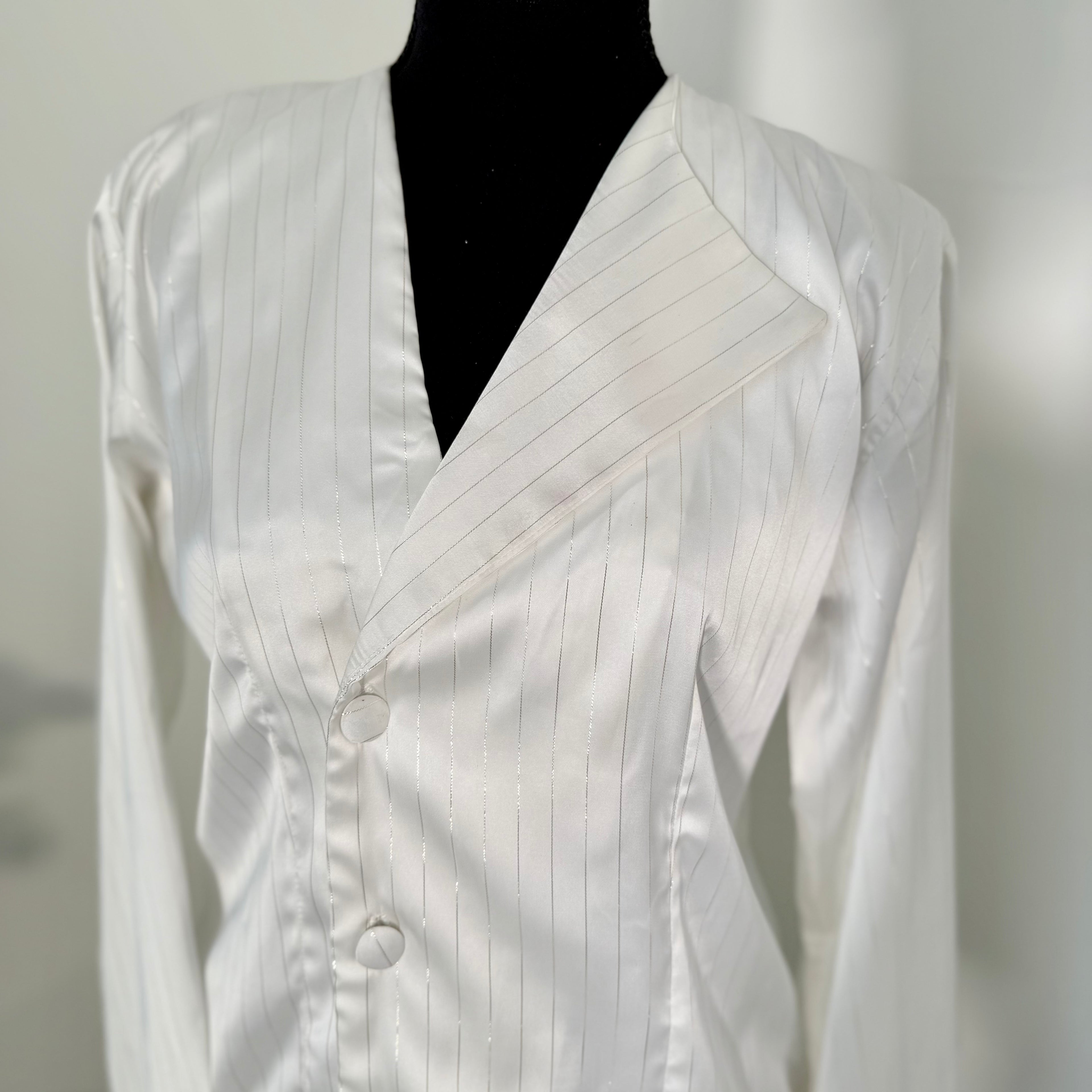 Crush Silk Skirt & Shirt Stitched 2 Pcs Ensemble