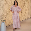 Moonlight Kaftan Embroidered Net Stitched 1 Pc
