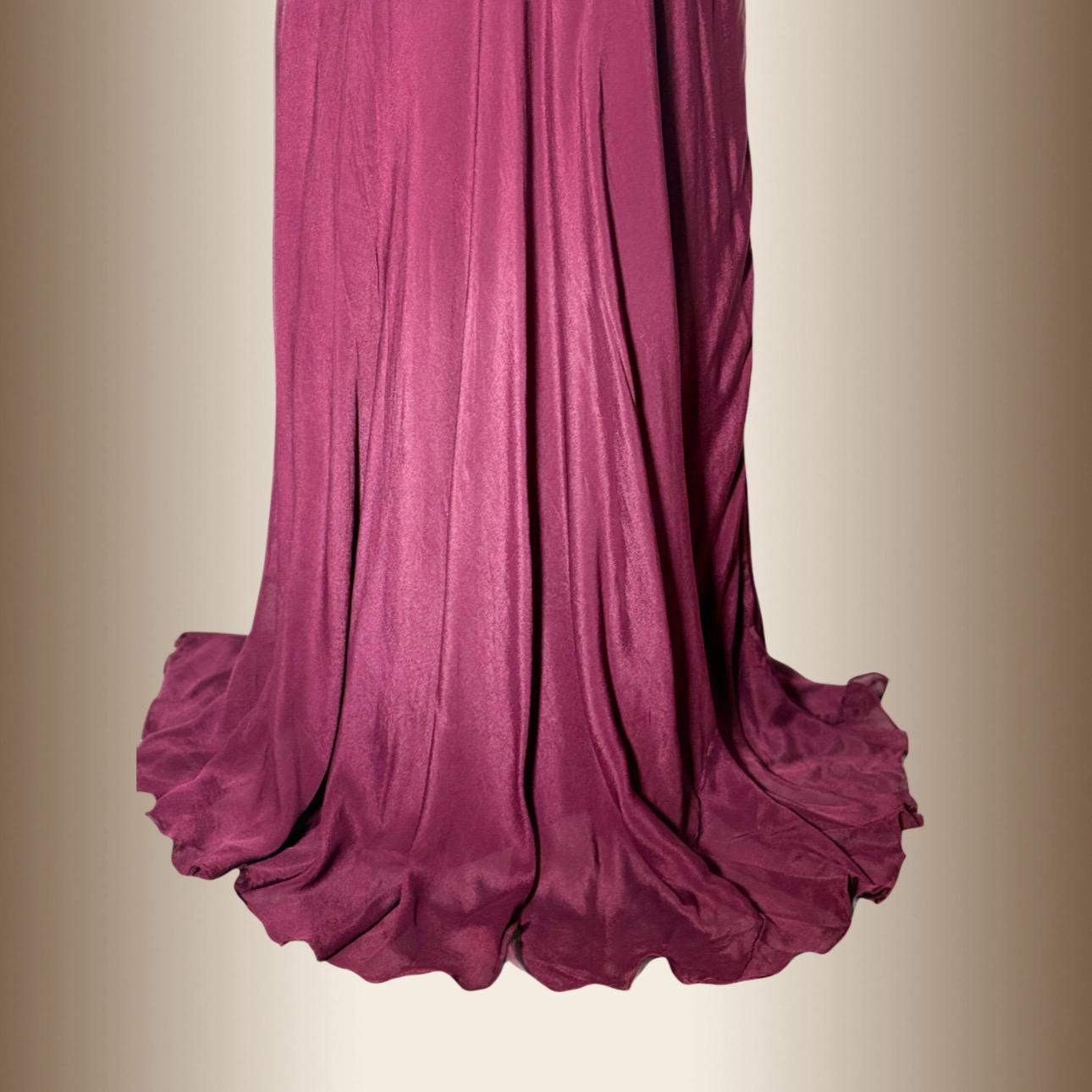 Long maxi frock cutdana & Moti work
