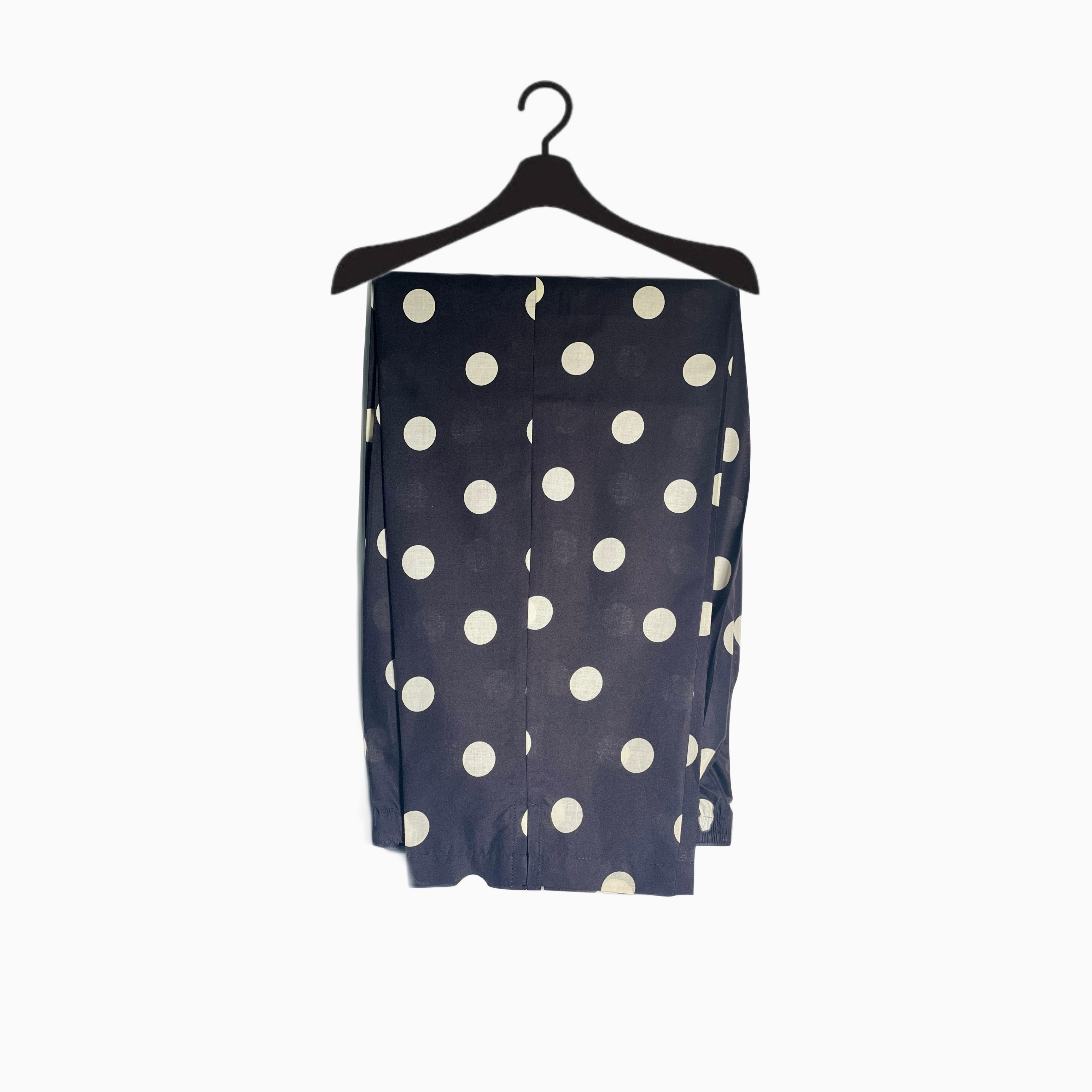 Black Polka dot cotton dress