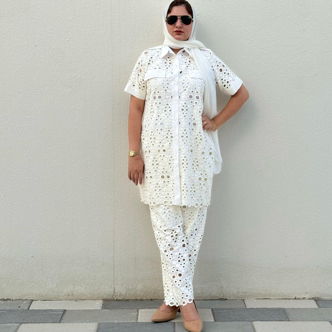 Chiken kari trousers and shirt