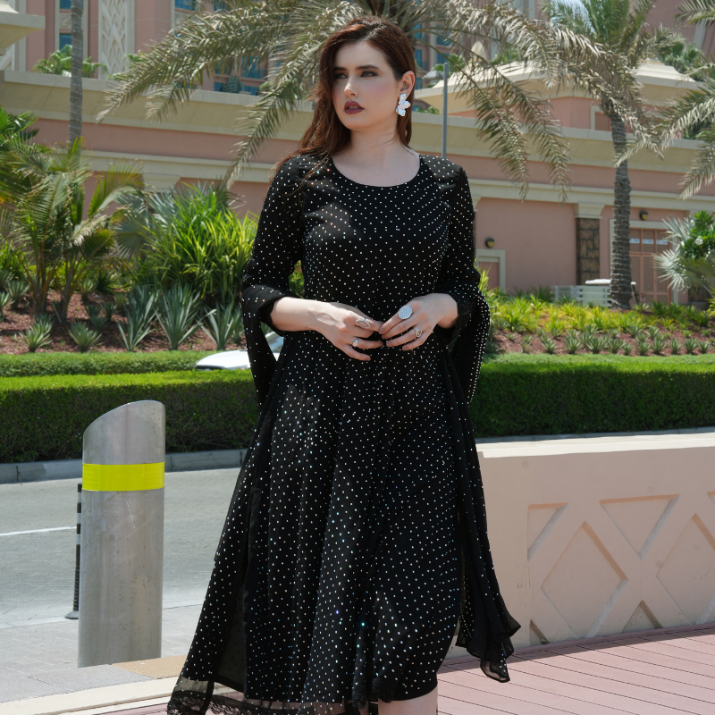 Opal Noor Chiffon Stitched 3 Pcs