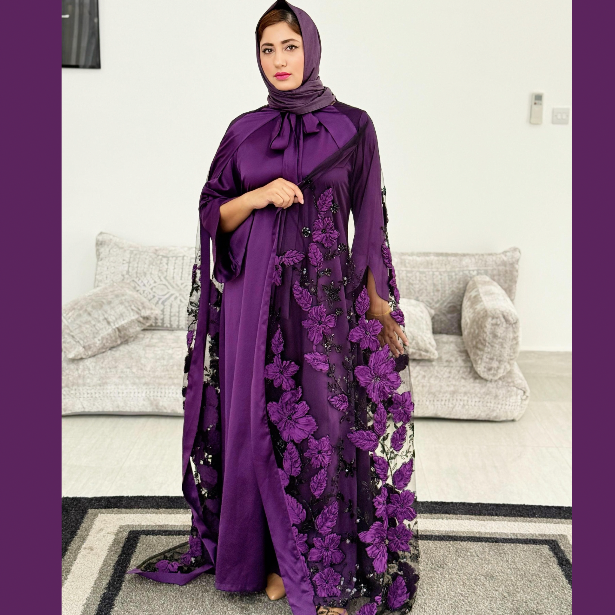 Ayat Luxe Embroidered Net Stitched 3 Pcs