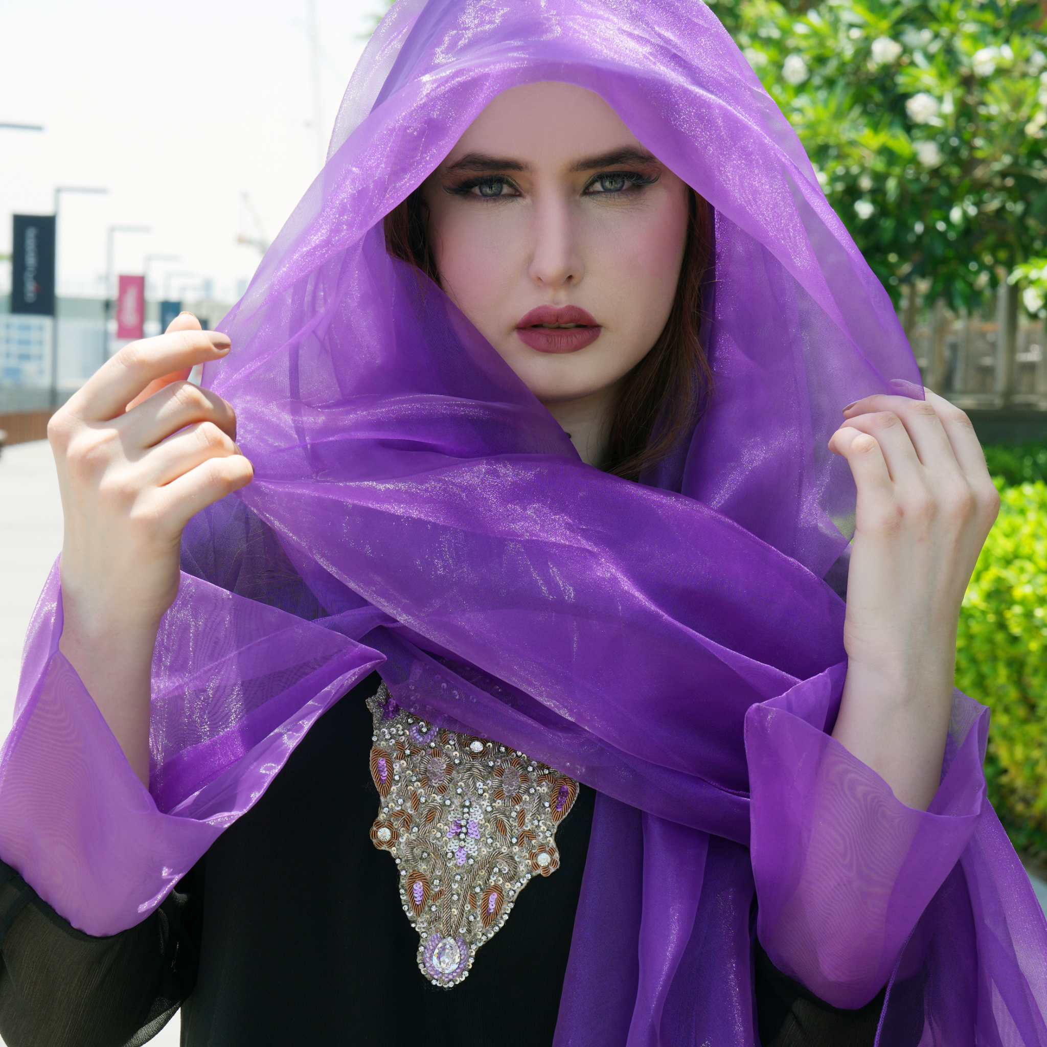 Midnight Manifest chiffon Stitched 2 Pcs