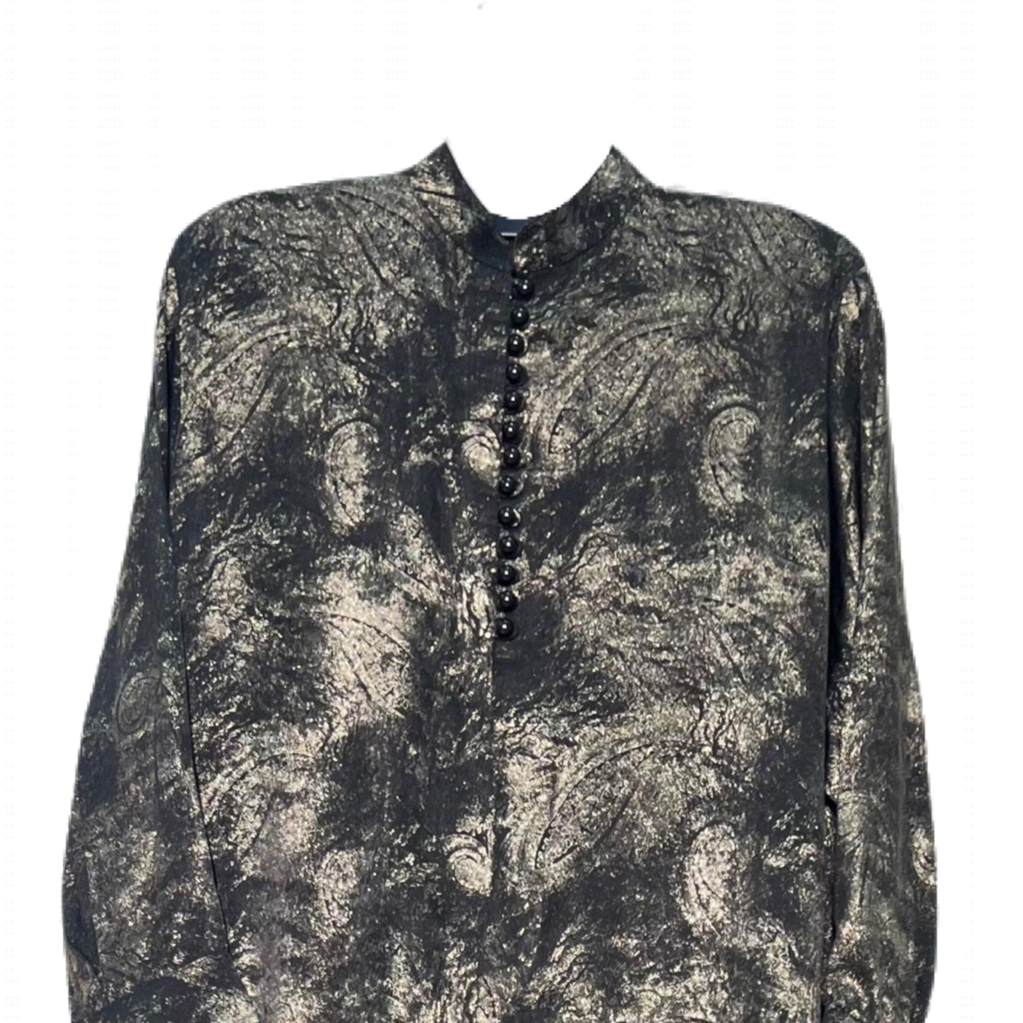 Black Jasmine silk velvet Stitched 1 Pc