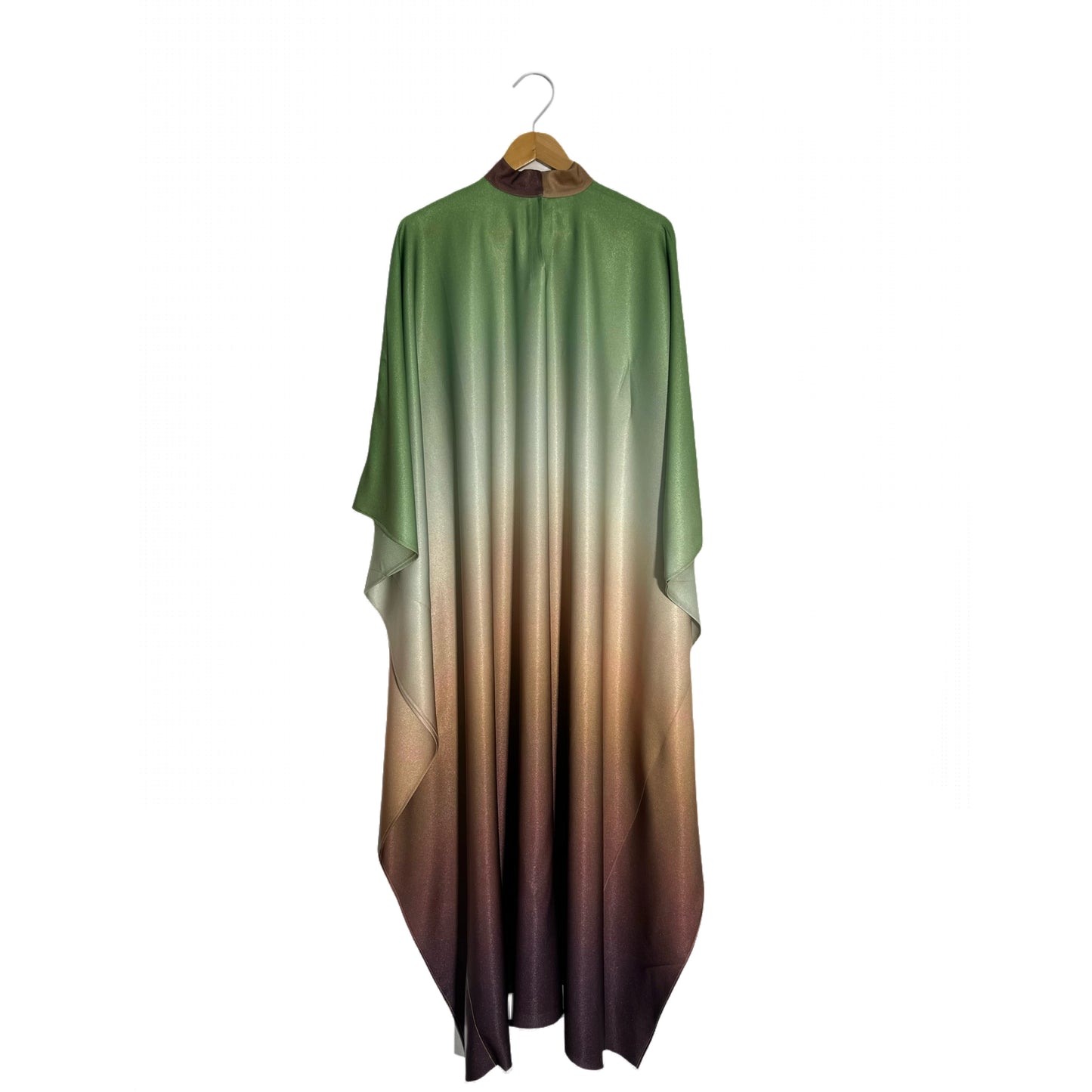 3 Shades Synthetic CDC Umbre Green Free size Kaftan