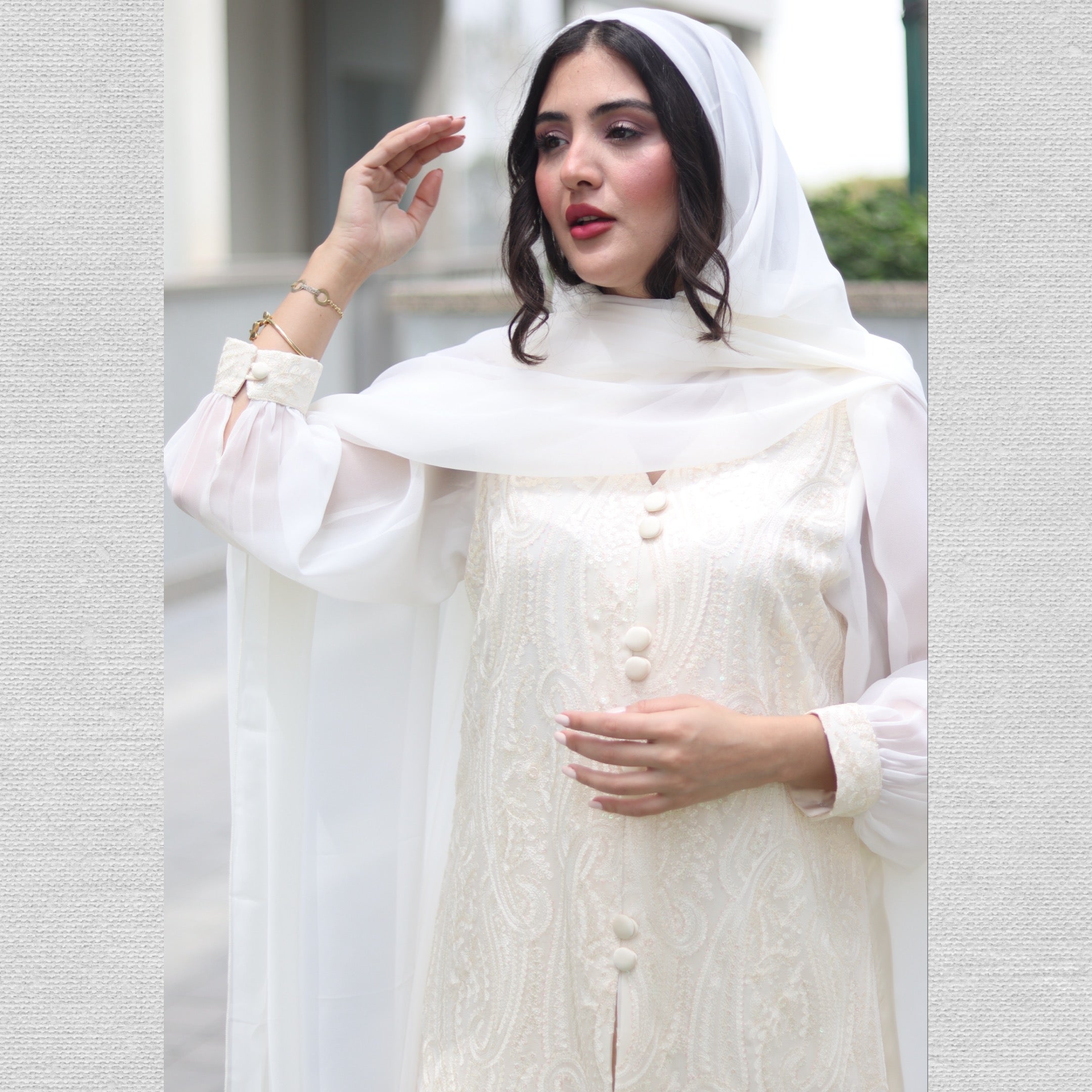 Classic Chikankari Stitched 3 Pcs