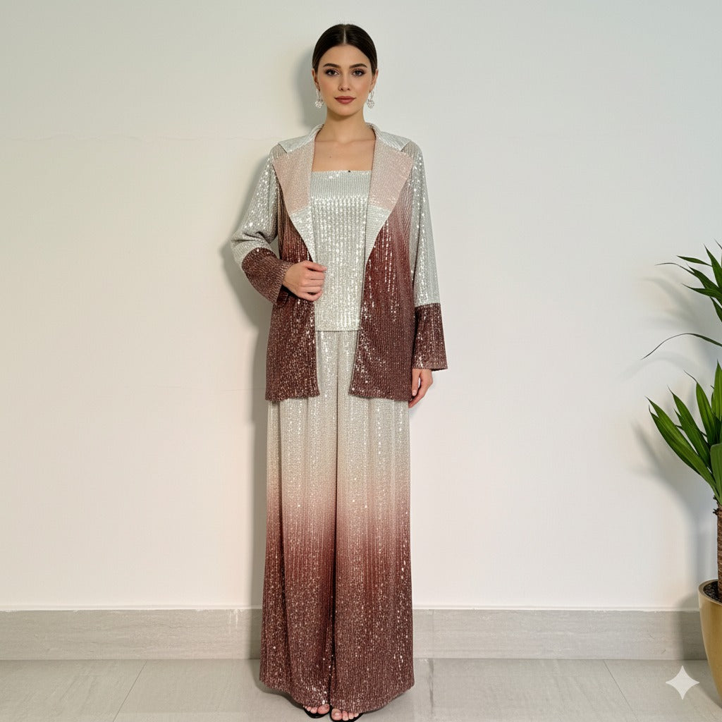Glittering Sequin Jacket & Trouser