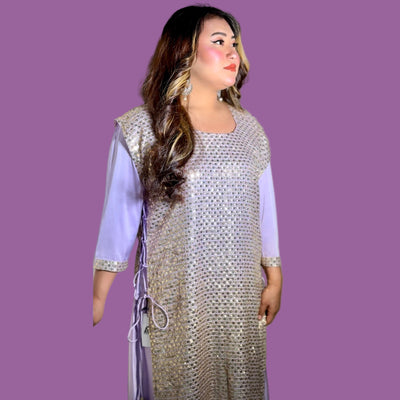 Sitaron Ki Dastan Luxury Chiffon Stitched 3 Pcs