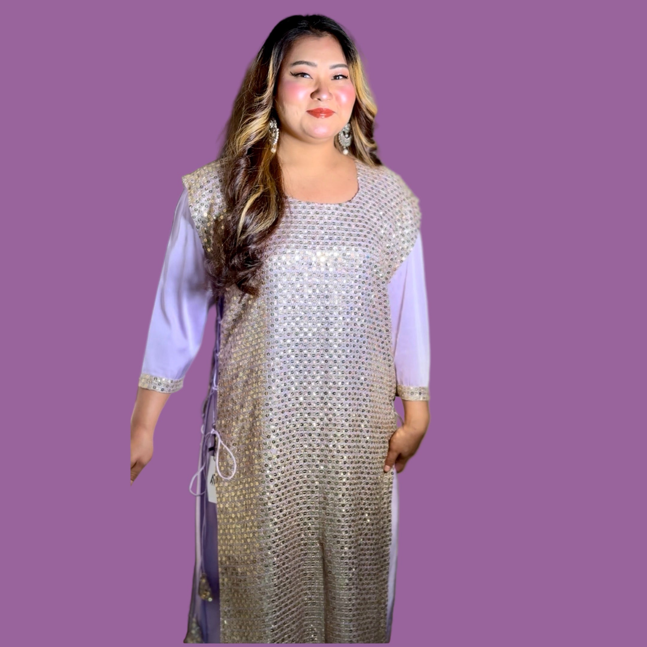 Sitaron Ki Dastan Luxury Chiffon Stitched 3 Pcs