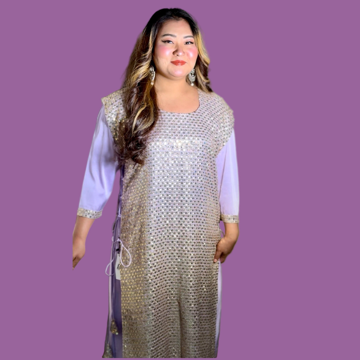 Sitaron Ki Dastan Luxury Chiffon Stitched 3 Pcs