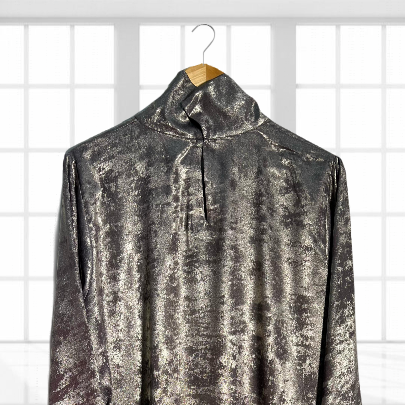 Elegant Synthetic Satin Shirt