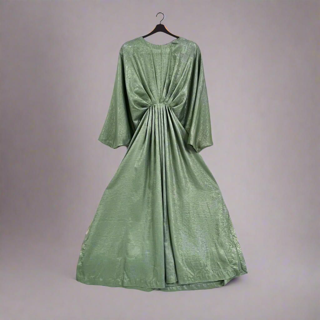 Foil Zari Kaftan Stitched 1 Pc