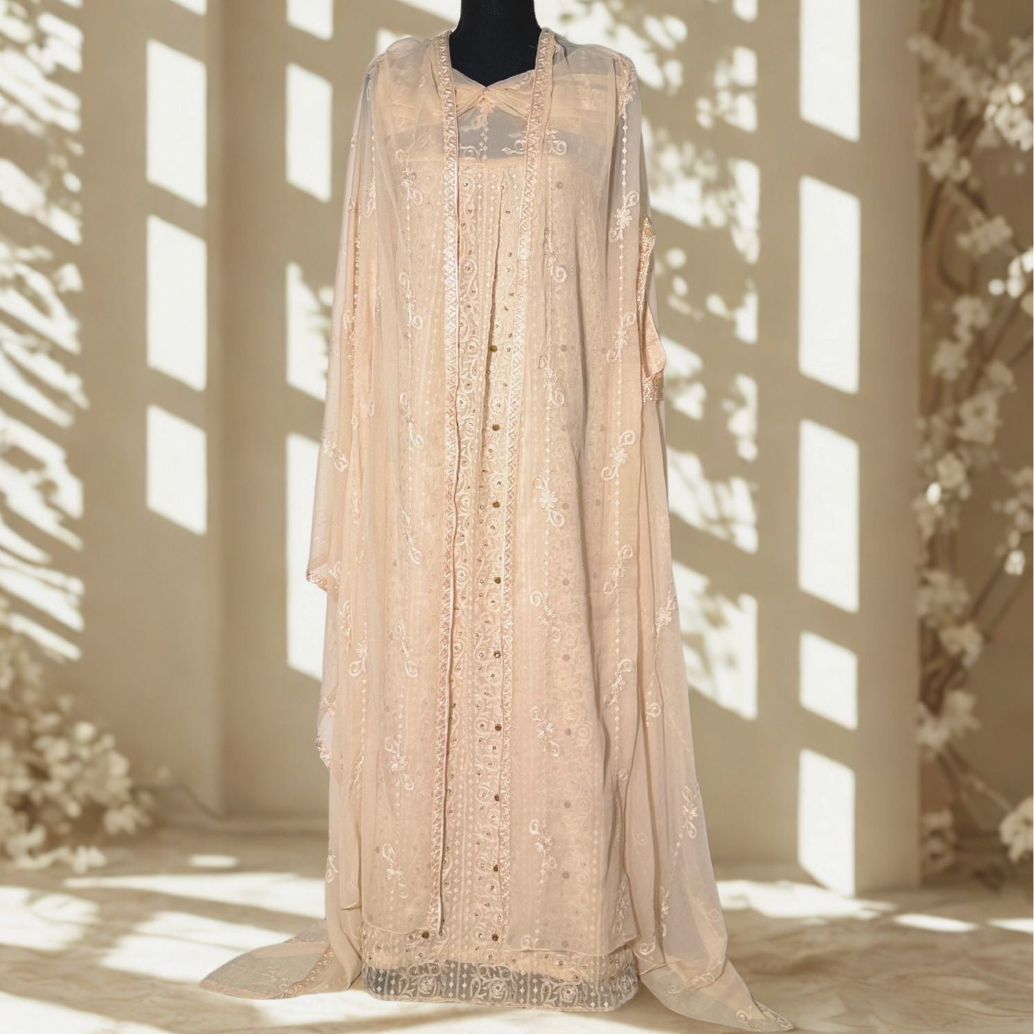 Luxury Chikankari Stitched 2 Pcs